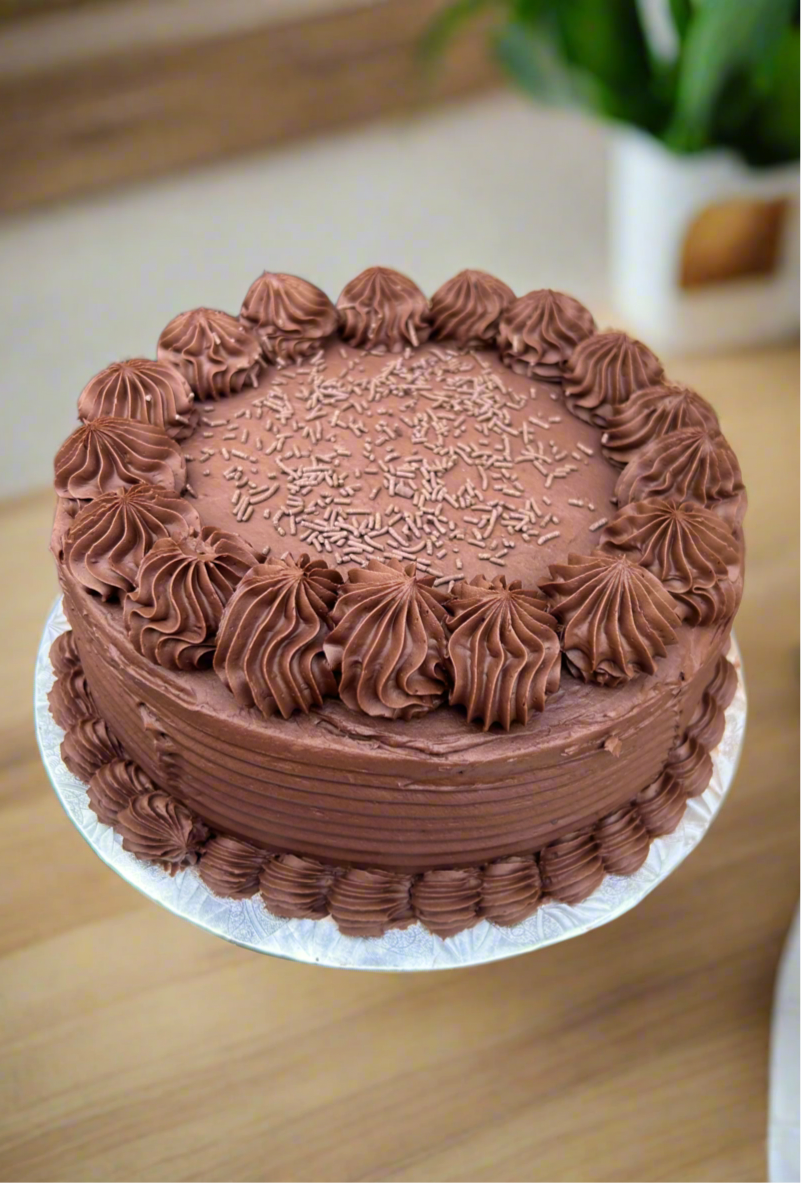 Double Chocolate Truffle Cake