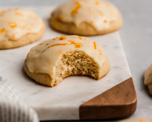 Orange Glazed Cookies | Bolacha de Laranja