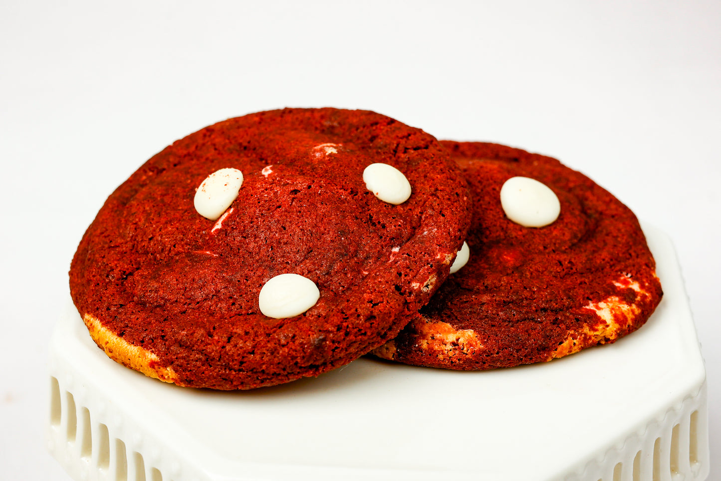 Red Velvet New York Style Cookies